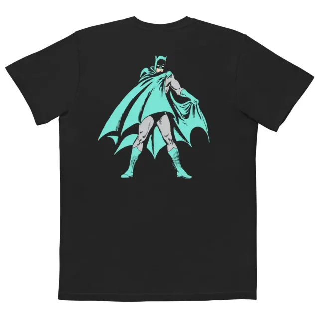 Batman Bronze Age Comfort Colors T-skjorte med brystlomme – svart