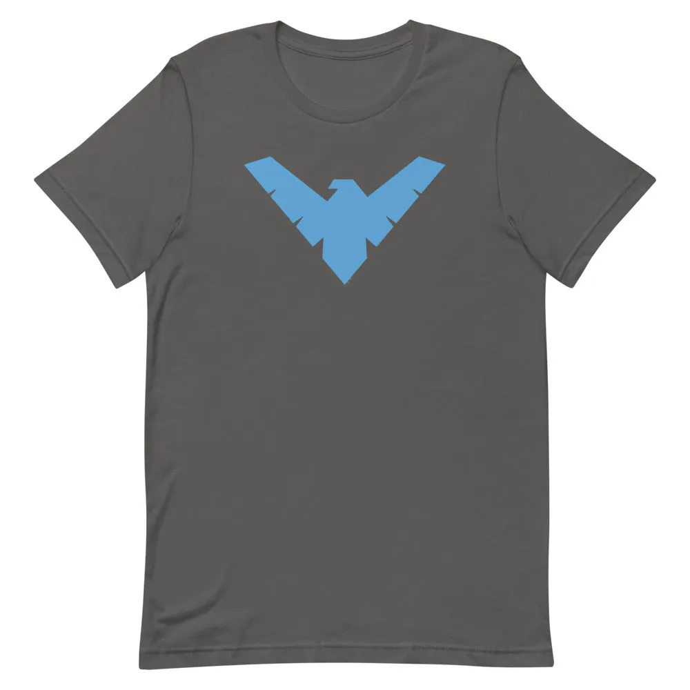 Batman NIGHTWING Logo T-skjorte unisex bomull