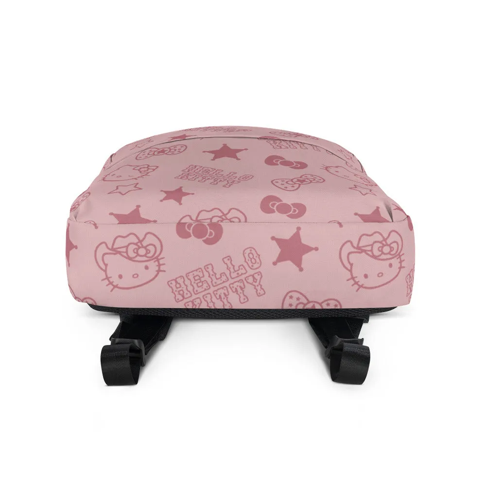 Hello Kitty Pink Western ryggsekk 15 tommer laptop vannavvisende