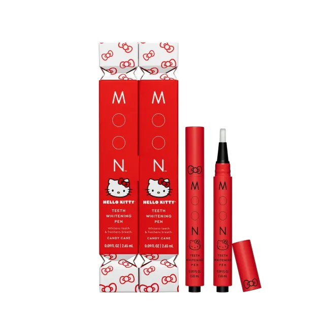 Hello Kitty x MOON Oral Beauty Whitening Pen Duo tannblekingspenner Candy Cane
