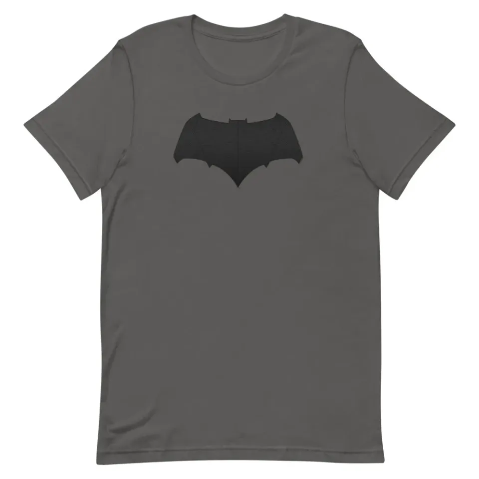 Batman v Superman: Dawn of Justice Batman Logo T-skjorte asfalt