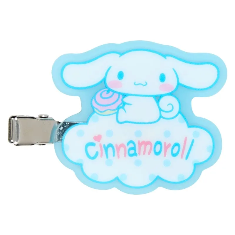 Hello Kitty Cinnamoroll Mini Hair Clip Set hårklyper 2 stk akryl
