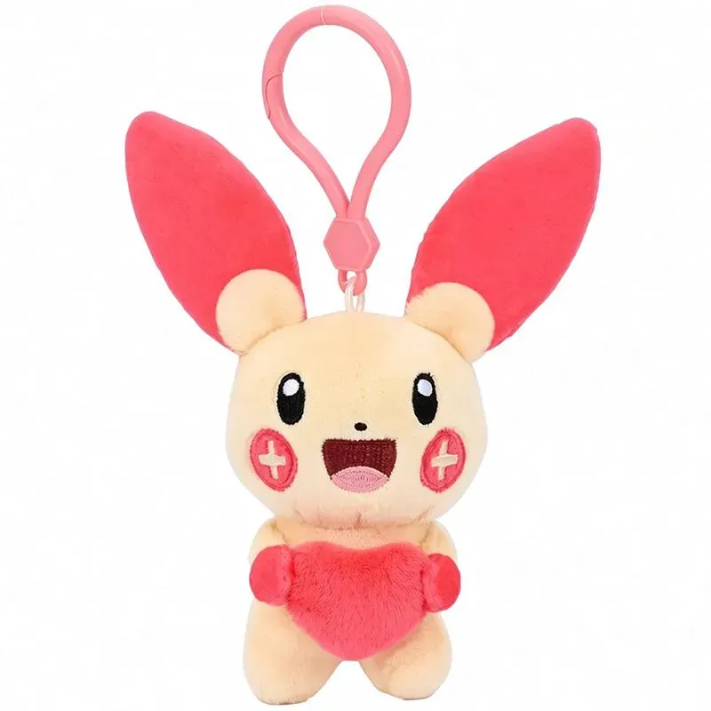 Neo Tokyo Pokémon Plusle Plush Pendant – Heart Series plysjanheng 8,5 cm