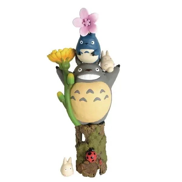 Neo Tokyo My Neighbor Totoro Stack & Balance Figure Set Totoro & Flower