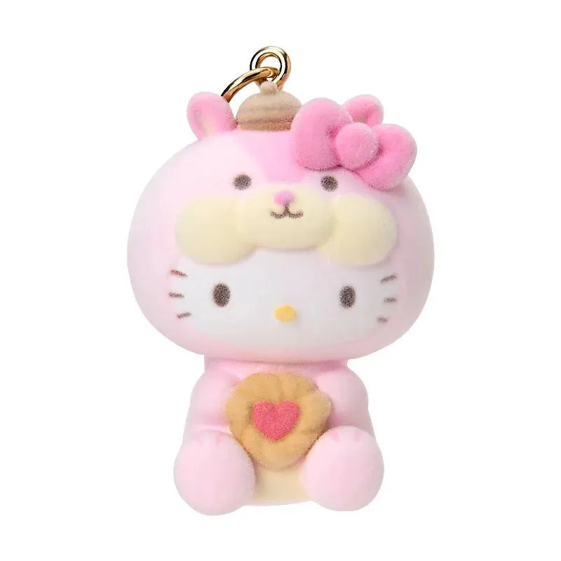 Hello Kitty Fluffy Squirrel veskeanheng plysj med fluffy hale