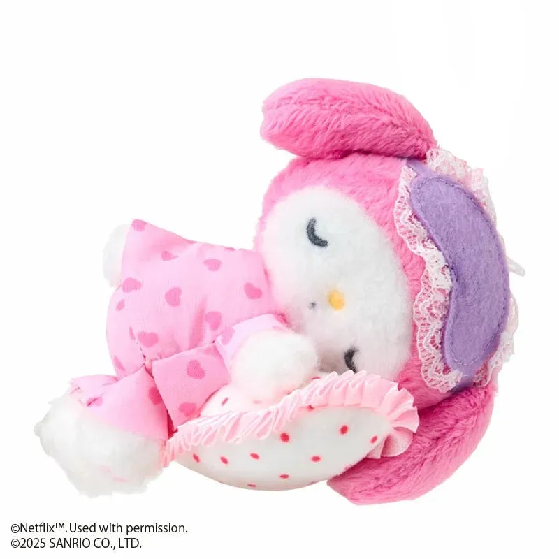 Hello Kitty My Melody & Kuromi Netflix Series My Melody sovende maskot nøkkelring 13 cm