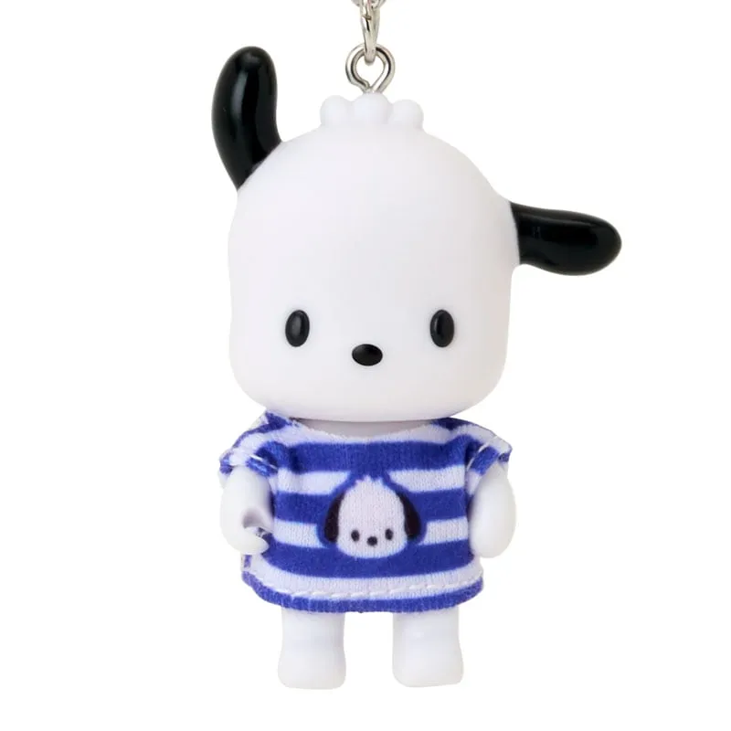 Hello Kitty Pochacco Posable Figur nøkkelring med utskiftbare klær