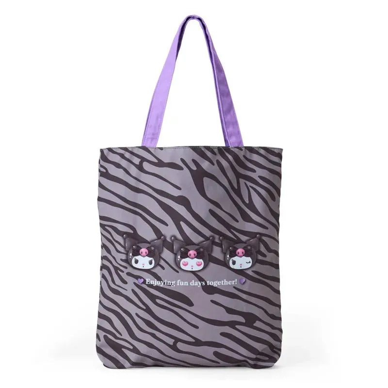 Hello Kitty Animal Print Monochrome Kuromi handlenett dyreprint
