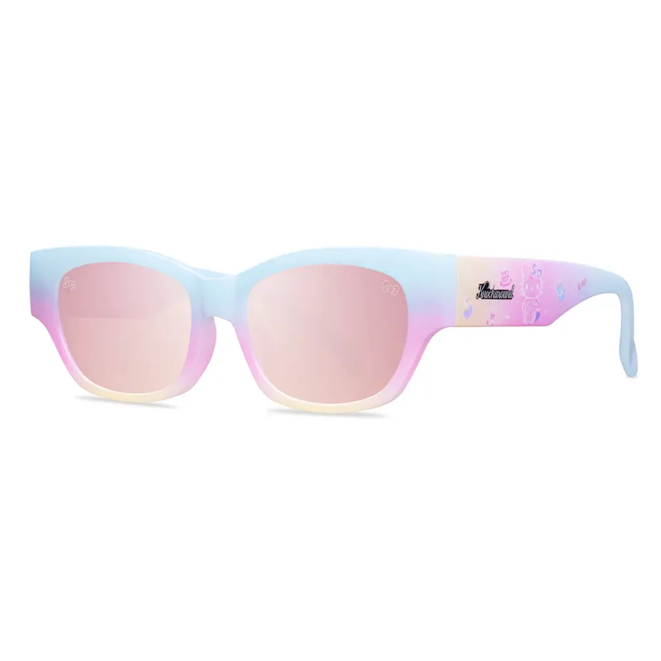 Hello Kitty Knockaround Junipers 50th Anniversary solbriller rosa polariserte