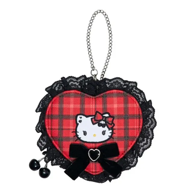 Hello Kitty Rock ’n’ Check minipunganheng med fast kjede