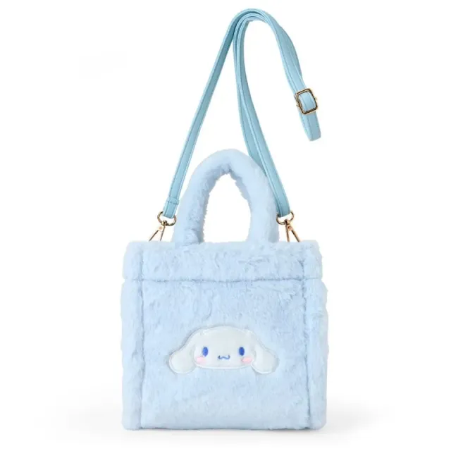 Hello Kitty Cinnamoroll Plush 2-Way Mini Tote veske myk plysj