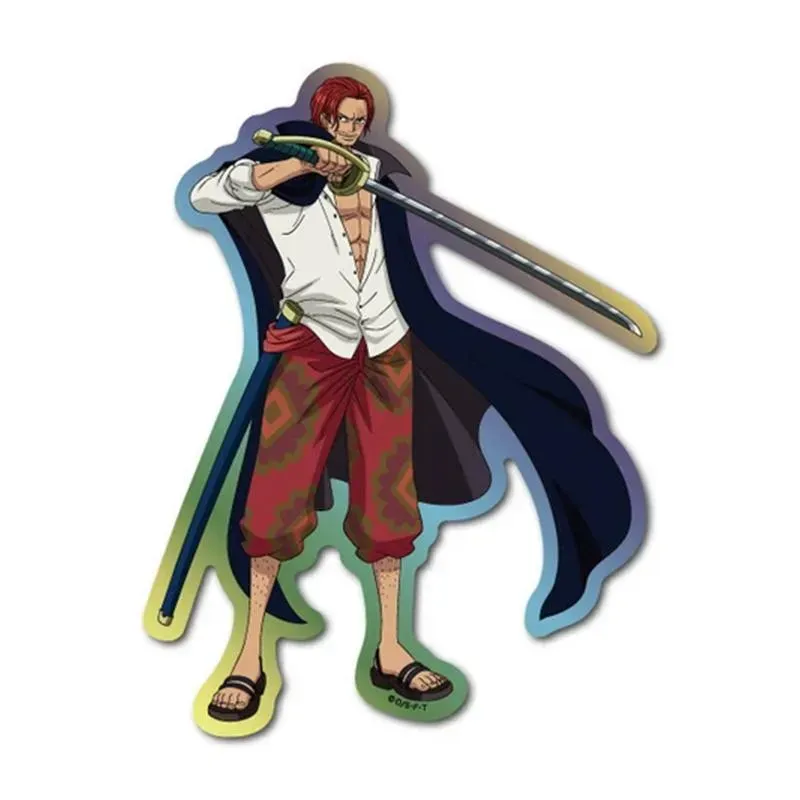 Neo Tokyo One Piece Shanks holografisk klistremerke 63 × 83 mm PVC