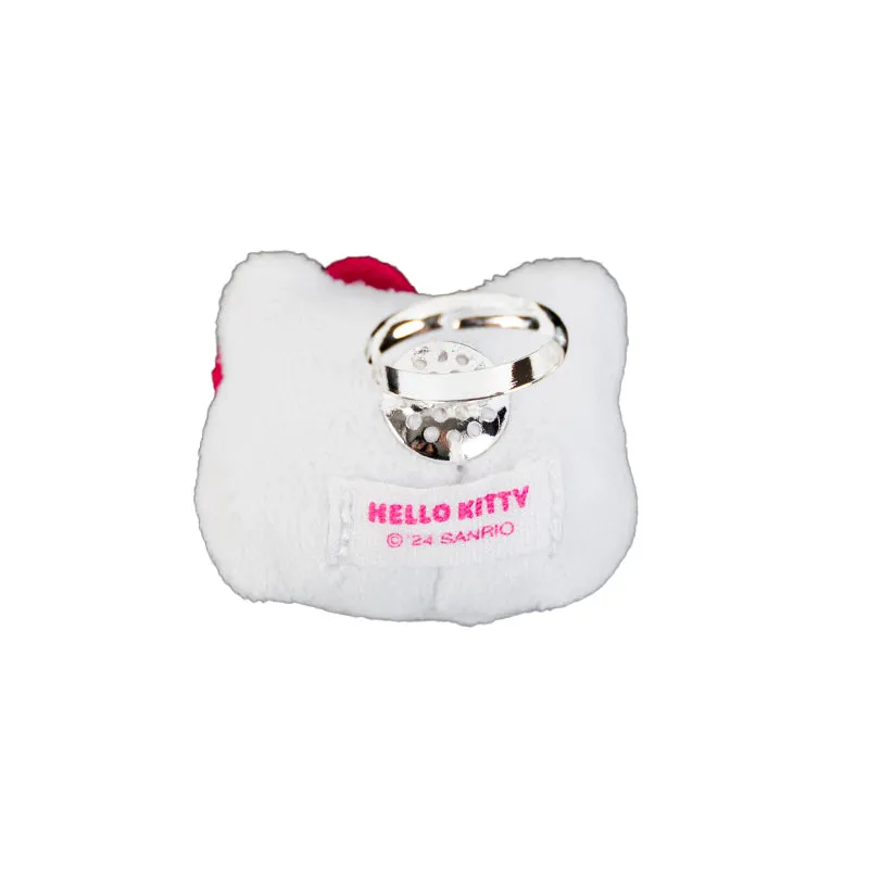 Hello Kitty Plush Mascot Ring – one size, myk plysj