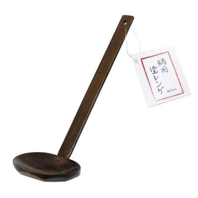 Neo Tokyo Japanese Soup Spoon Wood 21 cm suppeskje i tre