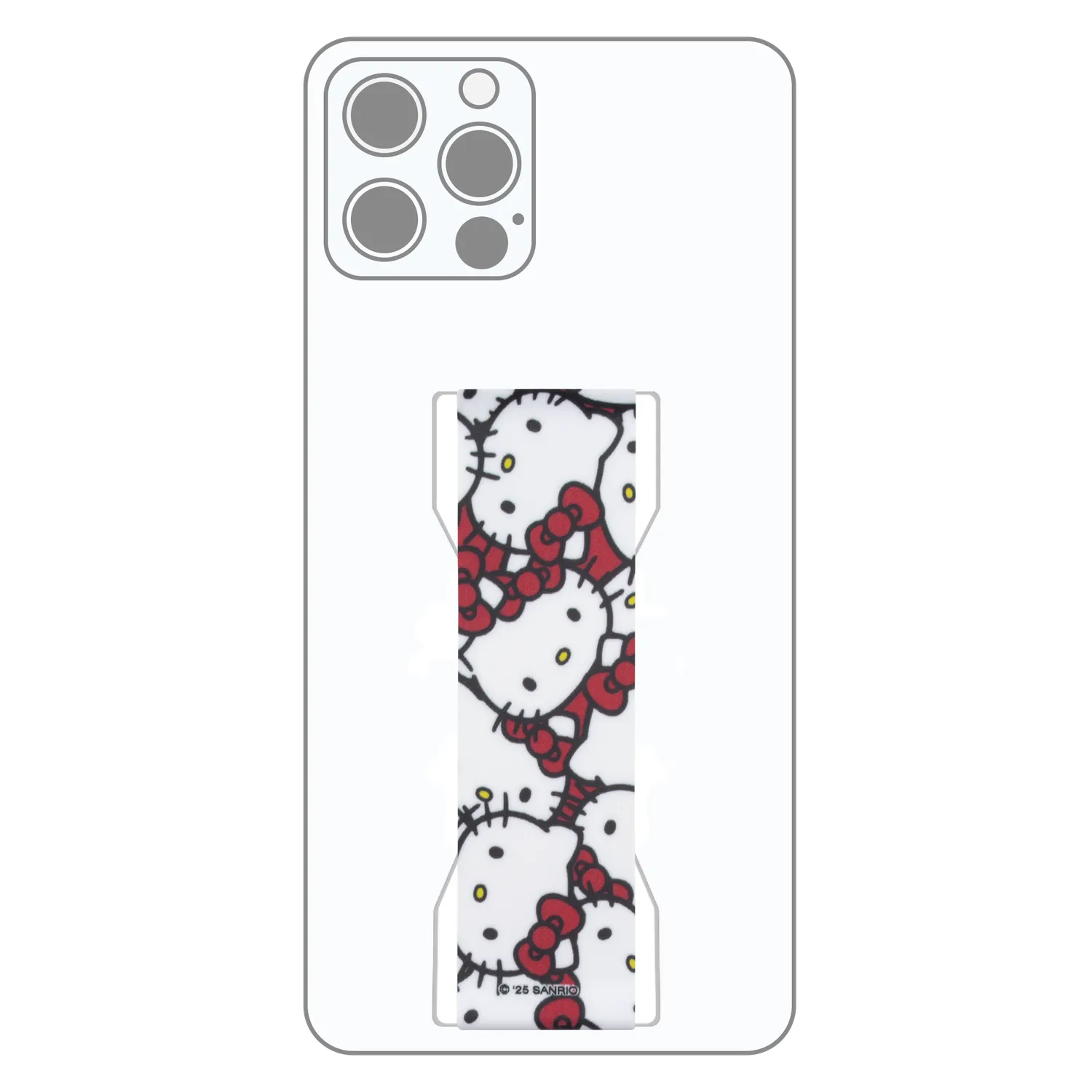 Hello Kitty LoveHandle PRO mobilstropp rød silikon
