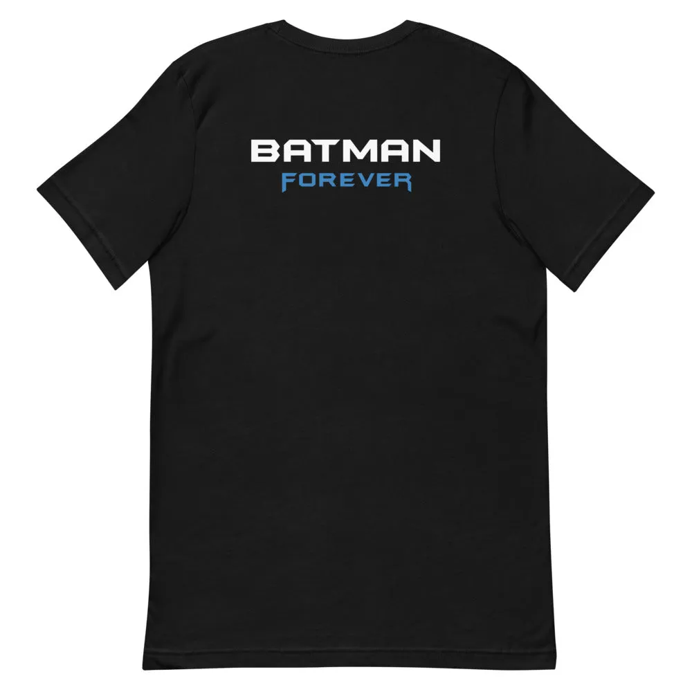 Batman Forever Opening Credits Logo T-skjorte svart