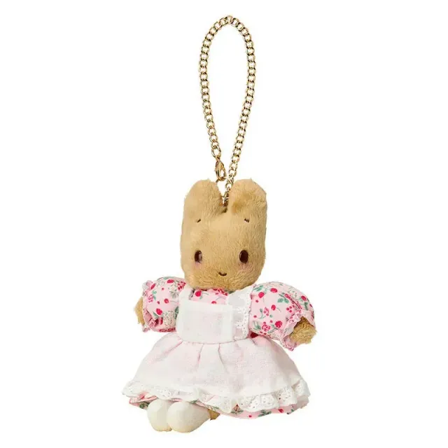 Hello Kitty Marroncream Pink Plush Bag Charm plysjanheng rosa 6 tommer