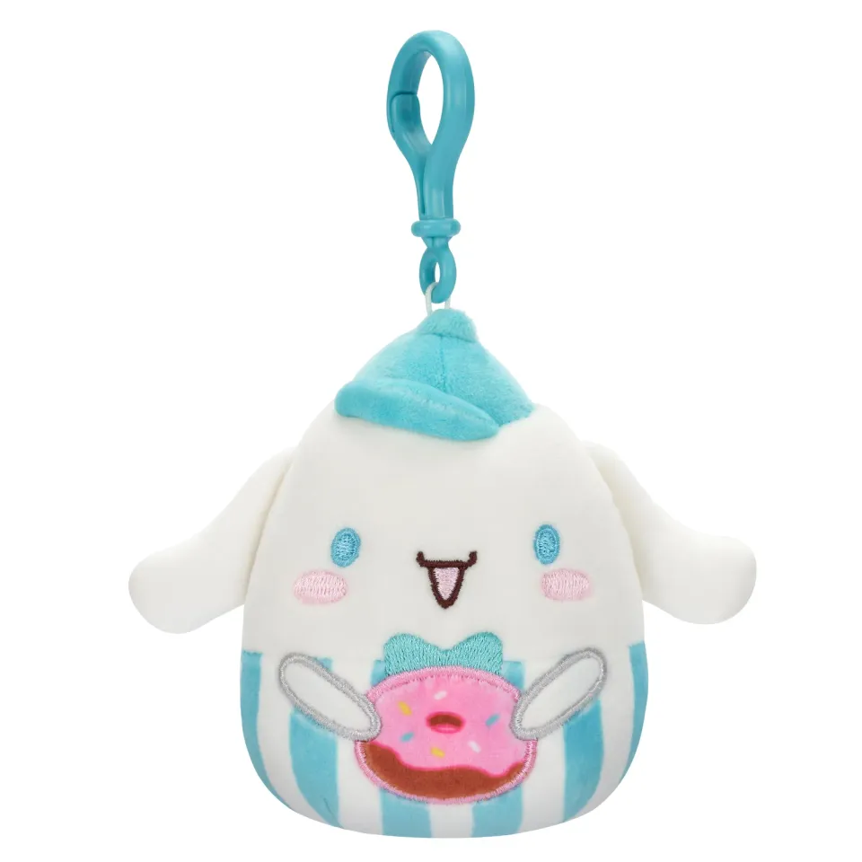 Hello Kitty Cinnamoroll Squishmallow Plush Mascot Clip Donut kosedyrklips