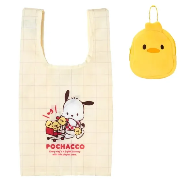 Hello Kitty I Love Pi-Chans Pochacco Reusable Tote Bag handlenett