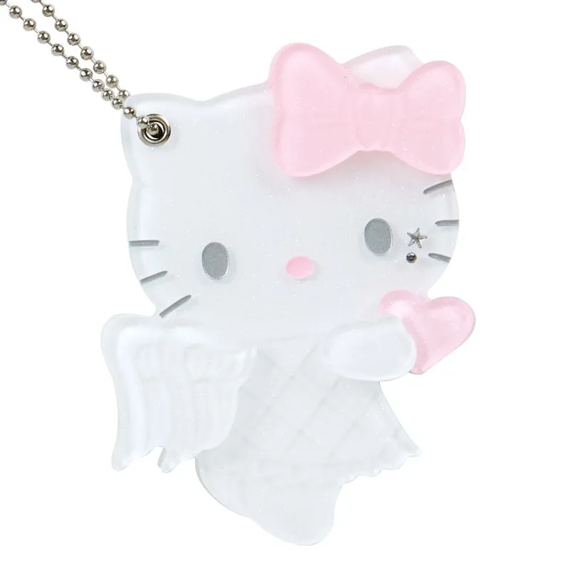 Hello Kitty Nice Sliding Mini Mirror skyvespeil med ballkjede