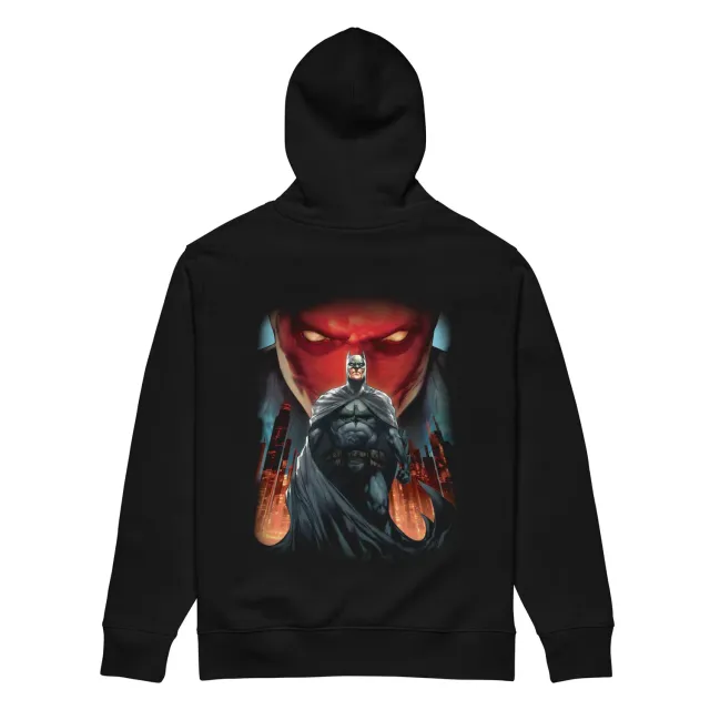 Batman RED HOOD Embroidered Hoodie hettegenser unisex