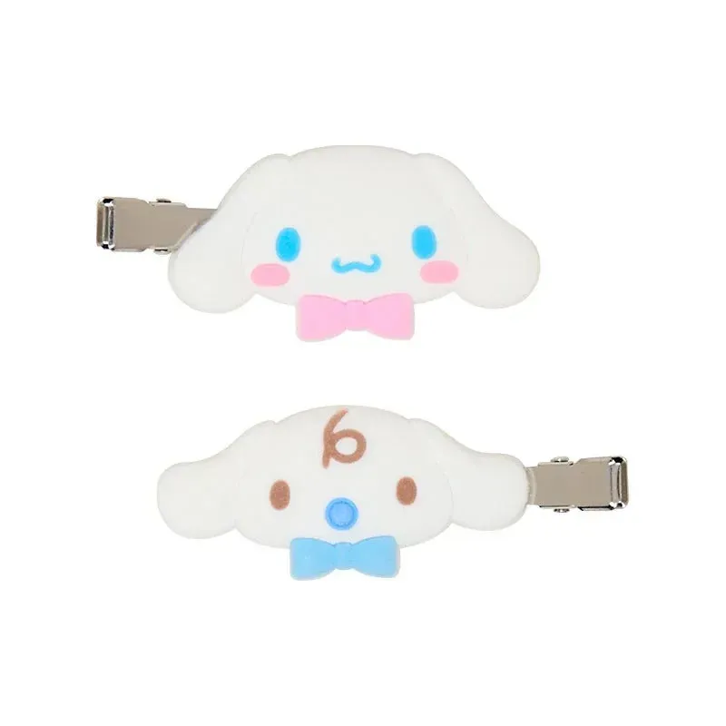 Cinnamoroll Besties Flocked Mini Hair Clip Set hårklyper 2-pakning