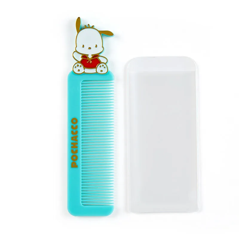 Hello Kitty Pochacco Die-cut Comb kam med etui