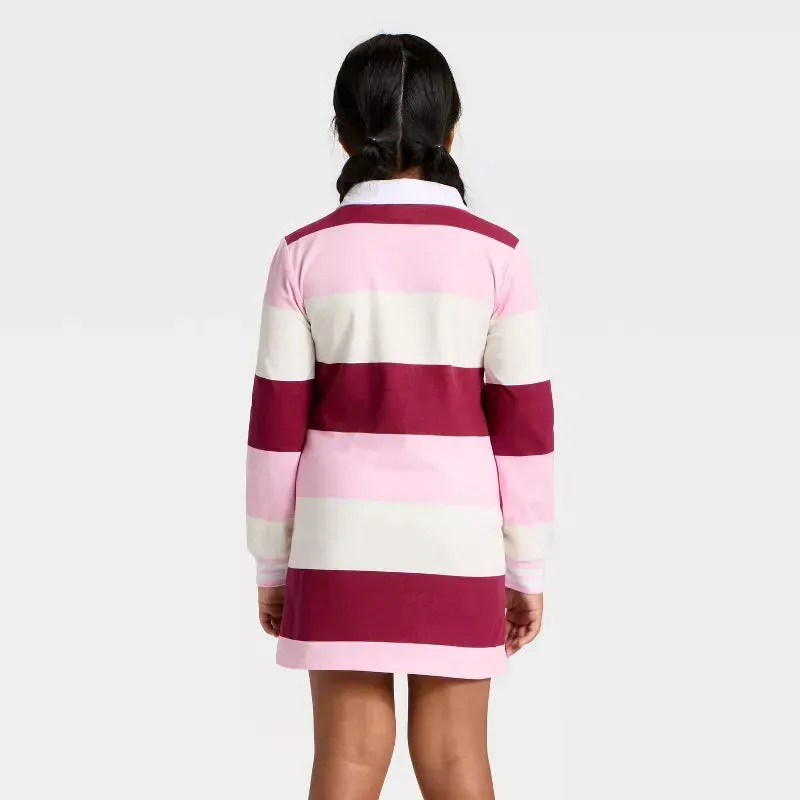 Hello Kitty and Friends Girls Striped Rugby Dress kjole flerfarget