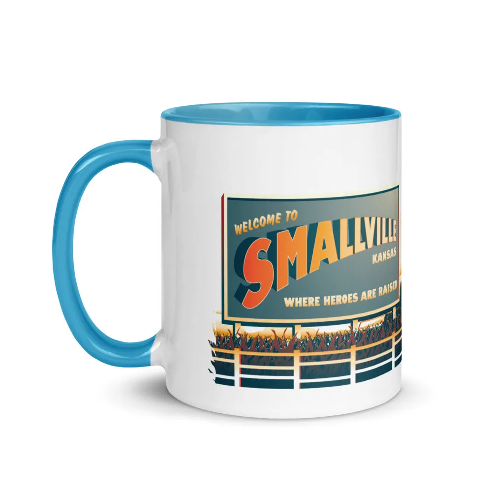 Batman SUPERMAN Welcome to Smallville krus 11 oz oransje