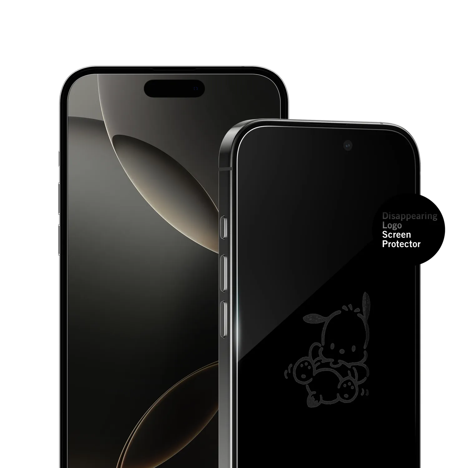 Screen Skinz Pochacco x Screen Skinz Dancing iPhone skjermbeskytter klart glass