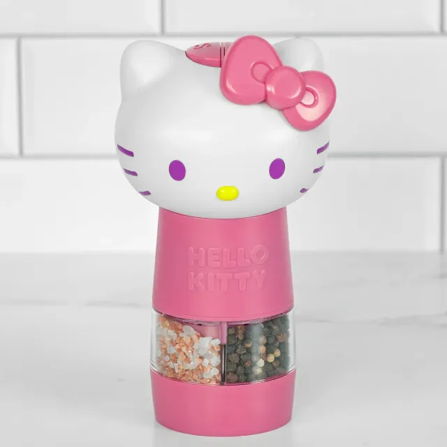 Hello Kitty One-Touch Salt & Pepper Grinder elektrisk salt- og pepperkvern
