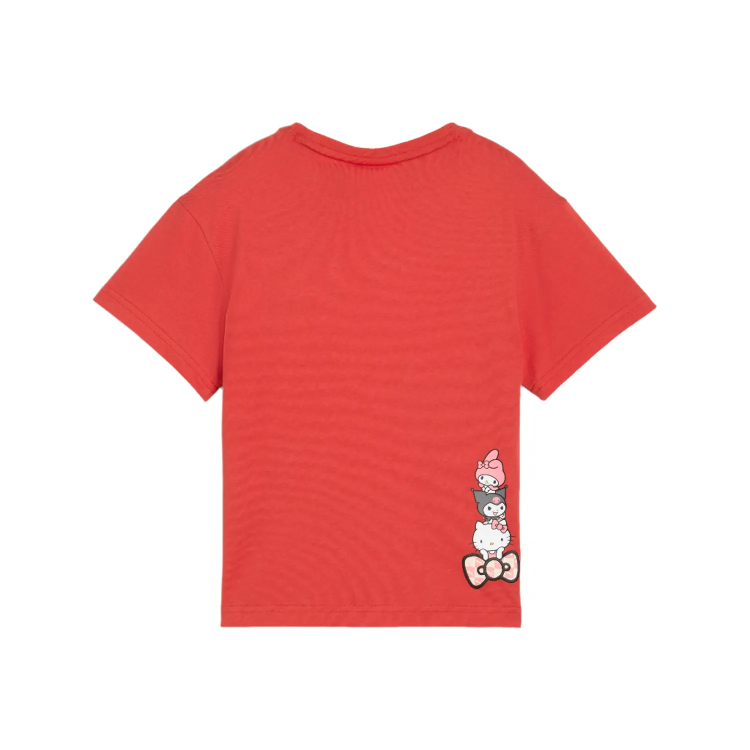 Hello Kitty and Friends x PUMA Kids Relaxed Graphic Tee rød T-skjorte 3T–7