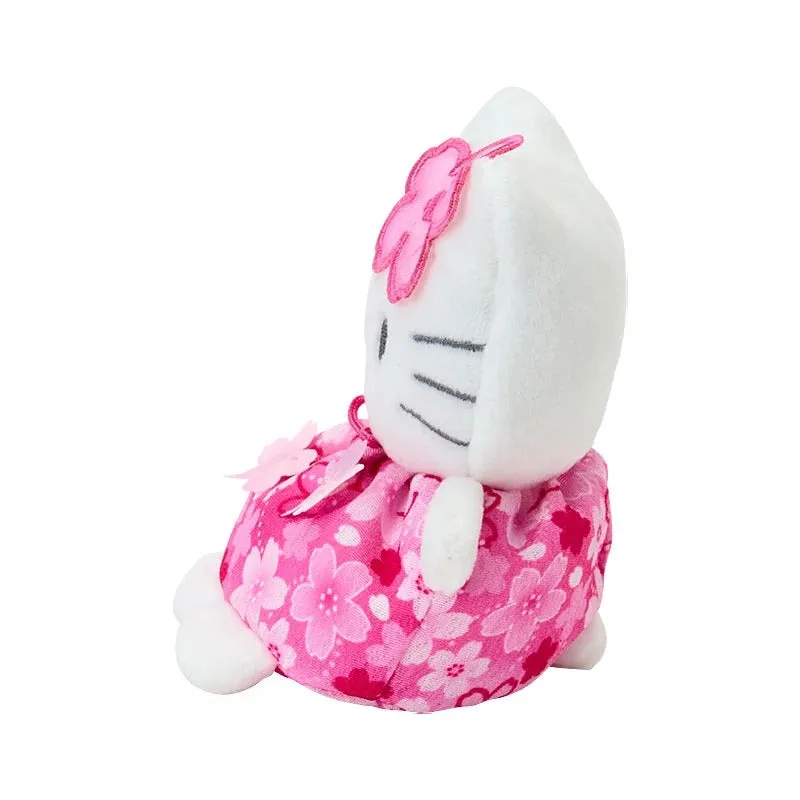 Hello Kitty Cherry Blossom Fairies bean-bamse 4" med sakuradetaljer