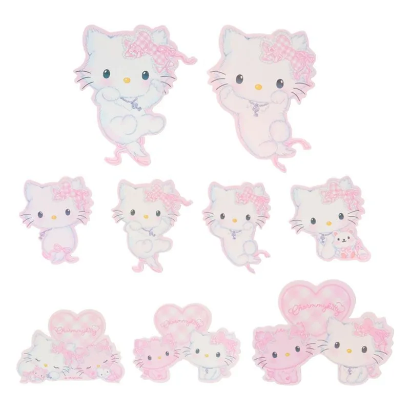 Hello Kitty My Furbaby Charmmy Kitty 24-pakning klistremerker holografiske