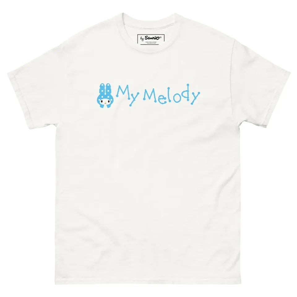 Hello Kitty My Melody Teardrop Logo Tee T-skjorte – svart, S