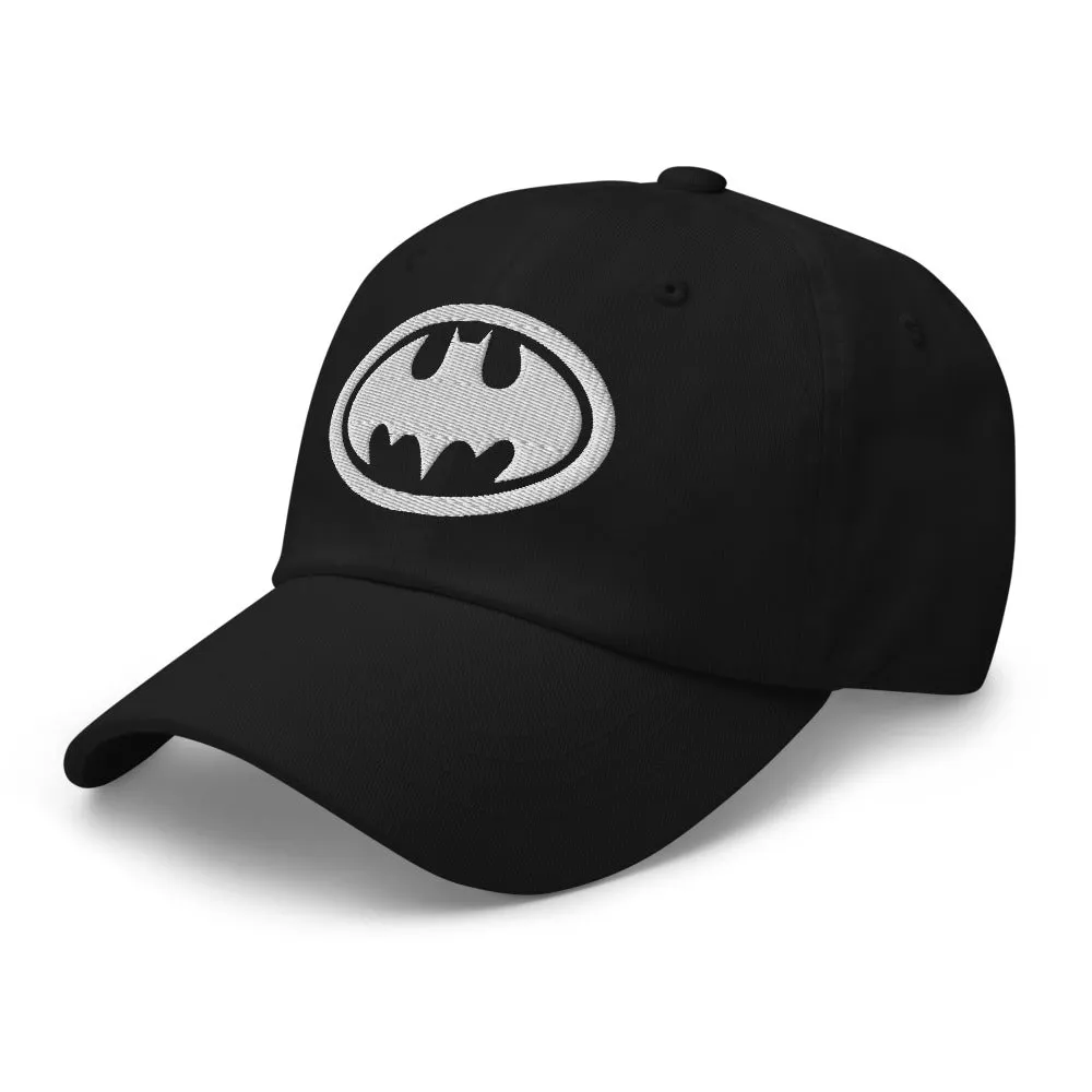 Batman Batman Returns Logo Embroidered Dad Hat caps svart