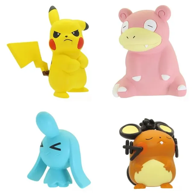 Neo Tokyo Pokémon Pouting Face minifigur gacha 1 tilfeldig