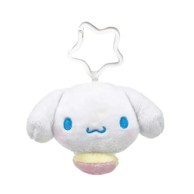 Hello Kitty Cinnamoroll Plush Measuring Tape Keychain målebånd nøkkelring