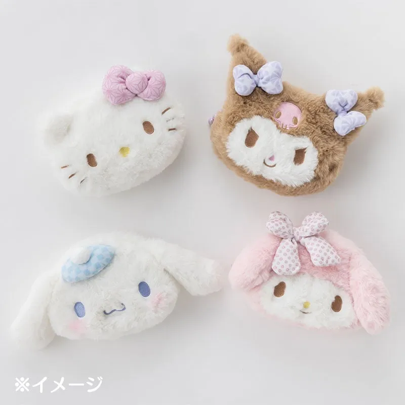 Hello Kitty Retro Pastel Cinnamoroll Plush Mini Face Pouch plysjpung