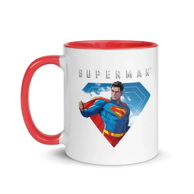 Superman 2025 personlig krus 11 oz rødt, keramikk