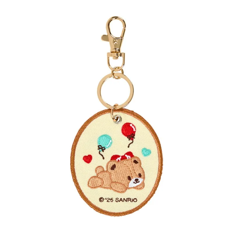 Hello Kitty Sanrio Character Award Series Tiny Chum maskot-nøkkelring brodert merke
