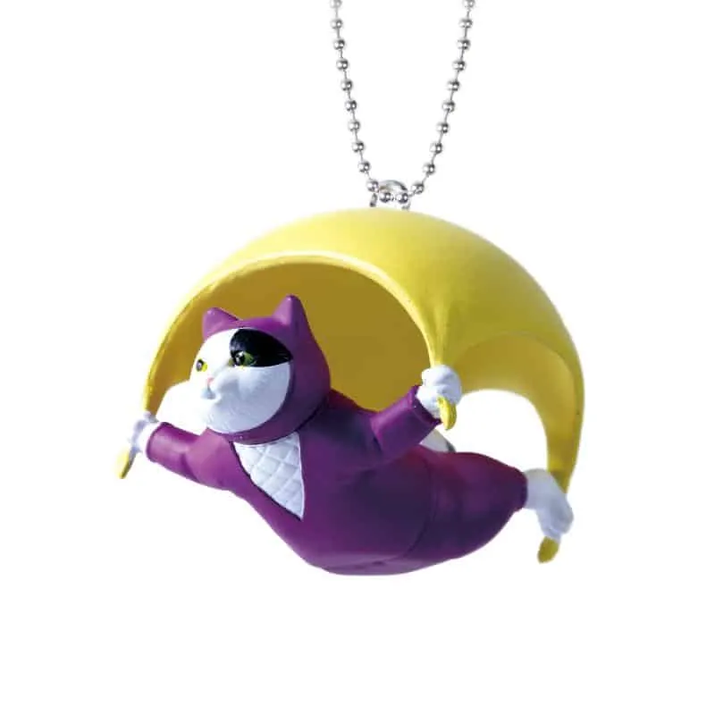 Ninja Cat blind box-figur 5 cm PVC