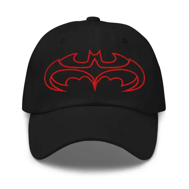 Batman & Robin Logo caps svart brodert