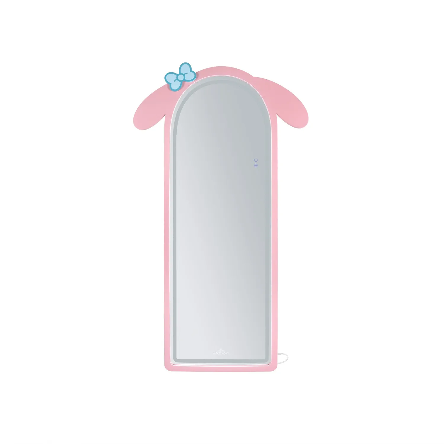 My Melody x Impressions Vanity buet helfigurspeil med RGB-lys
