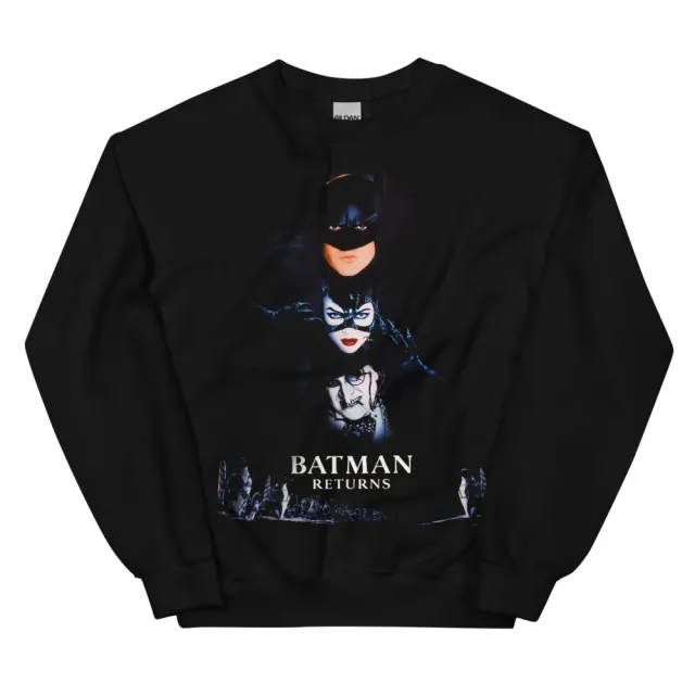 Batman Returns collegegenser svart unisex-motiv