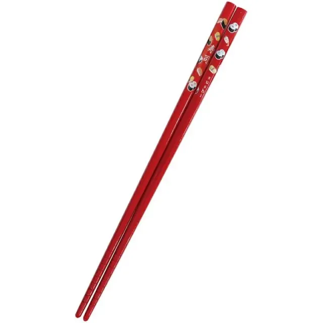 Neo Tokyo Sushi Design spisepinner røde 22,5 cm bambus