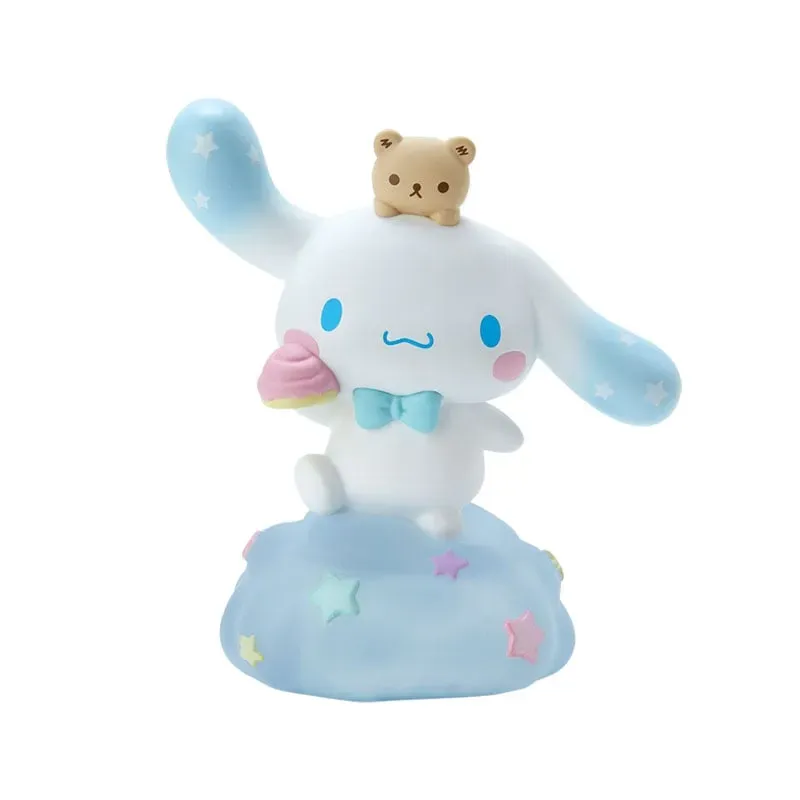 Hello Kitty Cinnamoroll minifigur i eske 4 tommer resin