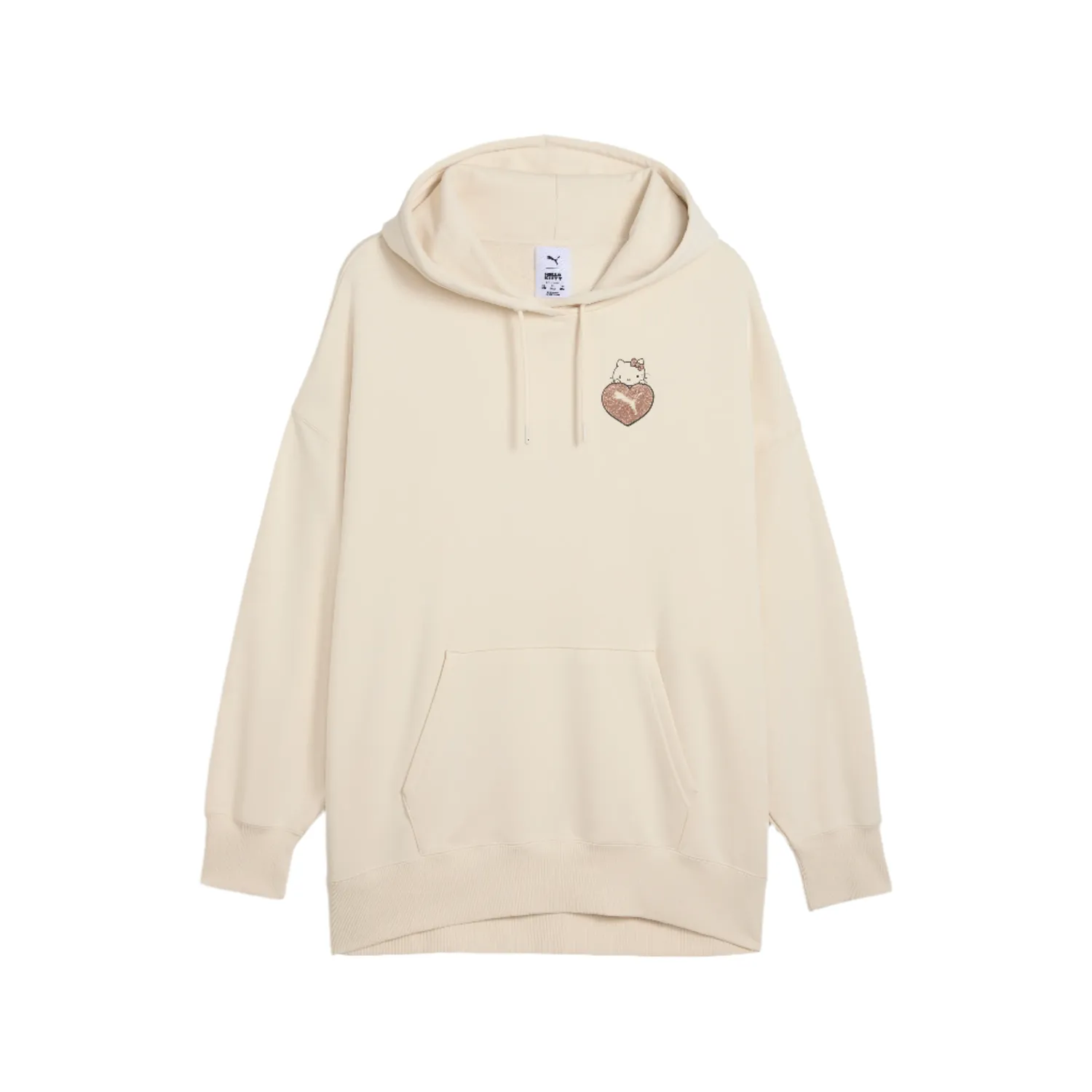 Hello Kitty x PUMA Graphic oversized hettegenser Alpine Snow