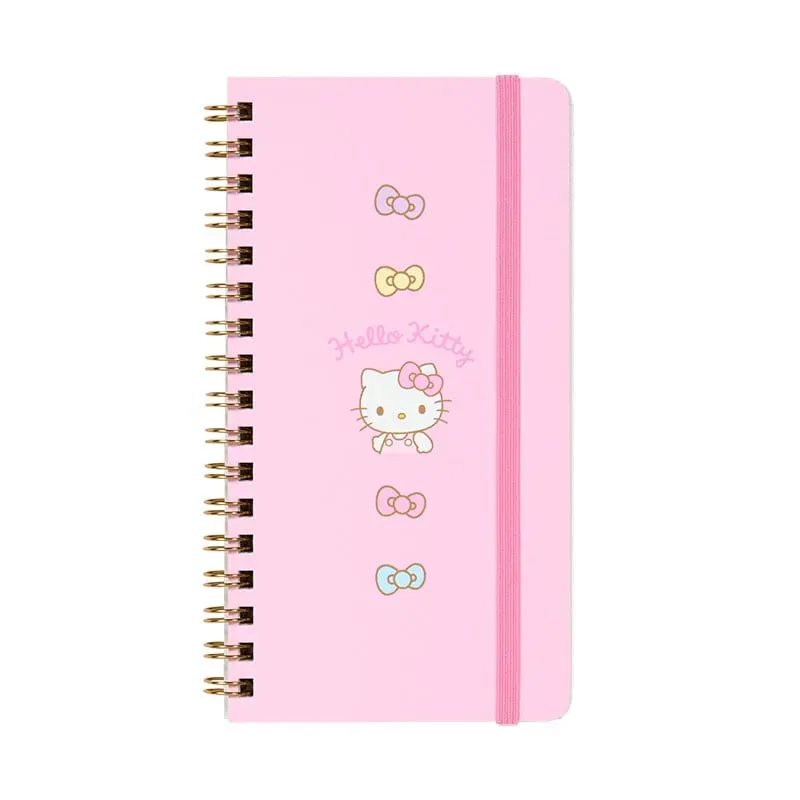 Hello Kitty Slim spiralnotatbok med strikk 60 ark