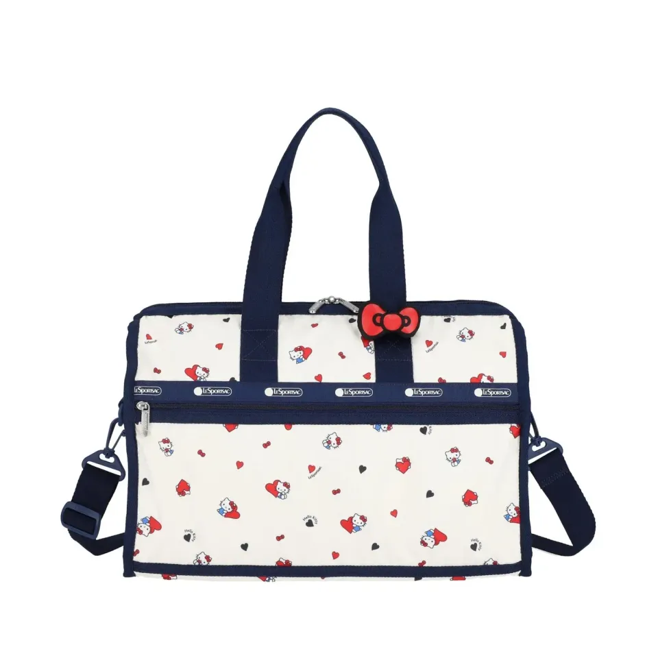 Hello Kitty x LeSportsac Deluxe Medium Weekender Lots of Love weekendbag